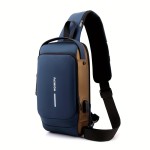 Fashion Multifunctional Chest Bag With Combination Lock, Casual Outdoor Sports Crossbody Bag, Perfect Adjustable Strap Sling Bag For Daily Use