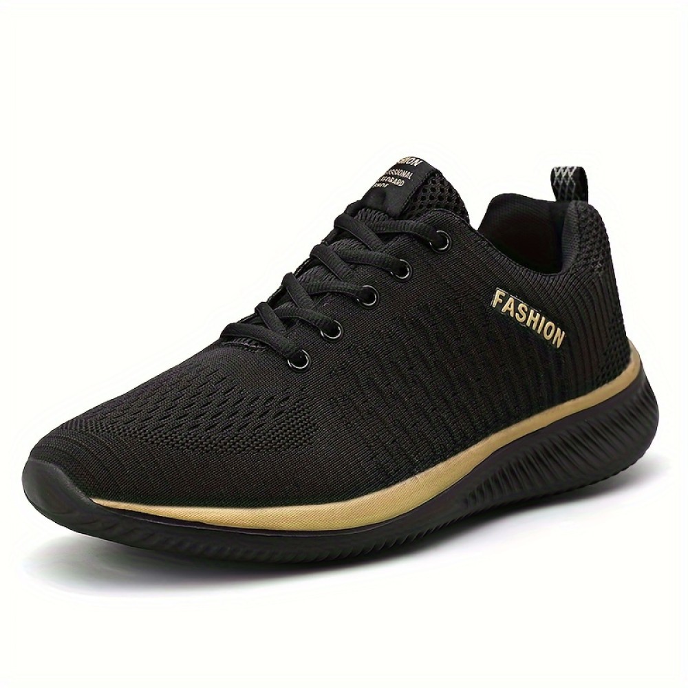 Men's Lightweight Sneakers, Athletic Shoes, Breathable Lace-ups, Running Basketball Workout Gym