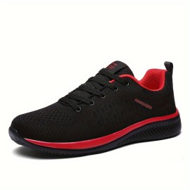 Men's Lightweight Sneakers, Athletic Shoes, Breathable Lace-ups, Running Basketball Workout Gym