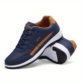 PLUS SIZE Men's Trendy Non Slip Sneakers, Comfy Durable Soft Sole Shoes For Men's Outdoor Activities