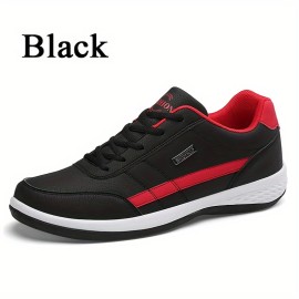 PLUS SIZE Men's Trendy Non Slip Sneakers, Comfy Durable Soft Sole Shoes For Men's Outdoor Activities