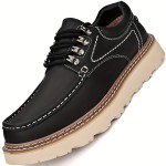 Men's Lace-up Sneakers- Casual Walking Shoes - Comfortable And Breathable