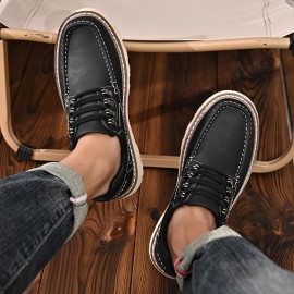 Men's Lace-up Sneakers- Casual Walking Shoes - Comfortable And Breathable