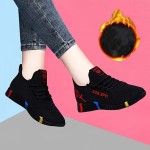 Women's Breathable Mesh Sneakers, Casual Lace Up Outdoor Shoes, Comfortable Low Top Winter Shoes