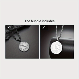 Classic Temperament, Three-color Stainless Steel Prayer Hand, Simple And Versatile Necklace