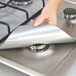 6pcs Premium Reusable Gas Range Stovetop Burner Protector Pad Liner Cover - Extra Thick 0.2mm For Cleaning Kitchen Tools