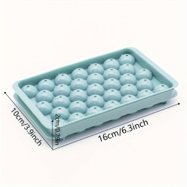 4pcs 33-Hole Ice Ball Mold For Perfectly Round Ice Spheres - Easy-to-Use Tray For , And Soft Drinks - Ideal Kitchen Accessory For Entertaining