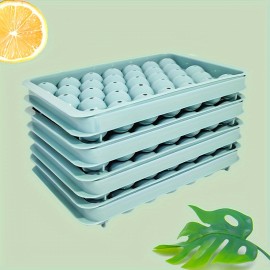 4pcs 33-Hole Ice Ball Mold For Perfectly Round Ice Spheres - Easy-to-Use Tray For , And Soft Drinks - Ideal Kitchen Accessory For Entertaining