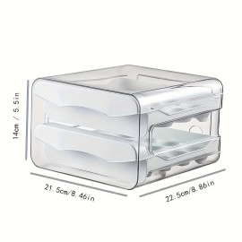 1pc/Refrigerator Storage Box, Fresh-keeping Box, Kitchen Vegetable And Fruit Special Finishing Freezer Egg Dumpling Box