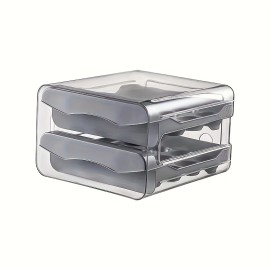 1pc/Refrigerator Storage Box, Fresh-keeping Box, Kitchen Vegetable And Fruit Special Finishing Freezer Egg Dumpling Box