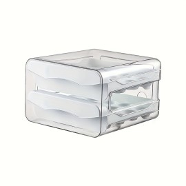 1pc/Refrigerator Storage Box, Fresh-keeping Box, Kitchen Vegetable And Fruit Special Finishing Freezer Egg Dumpling Box