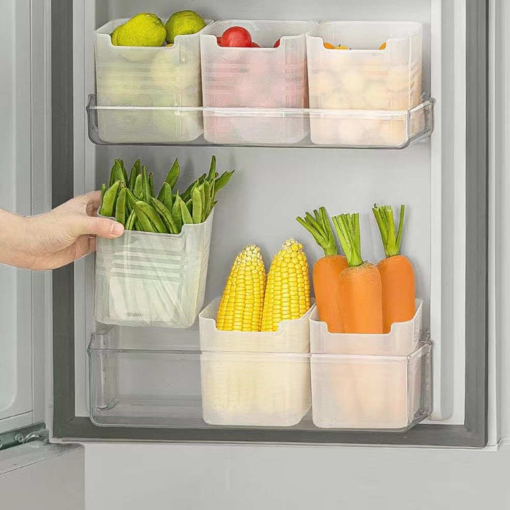 New Refrigerator Side Door Storage Box, Refrigerator Food Food Sorting Box, Fresh Keeping Box, Food Container