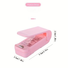 Portable Mini Heat Sealer For Food Bags - Thermal Plastic Bag Closure For Freshness - Easy To Use Packing Kitchen Accessory