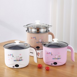 Multi-Functional 1.8L Hot Pot For Dorms And Small Spaces - Perfect For Cooking Porridge, Noodles, And More With Adjustable Heat Settings