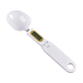 Accurate Measure Digital Kitchen Scale Spoon - LCD Display, 0.1g-1.1LB Precision, Button Battery-Powered, Ideal For Cooking, Baking, And Portion Control