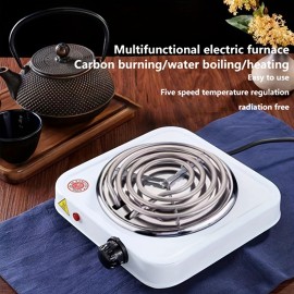 Multi-Functional Electric Stove For Mosquito Coil, Cooking, Boiling, And Coffee - Adjustable Temperature, Portable And Household Use