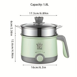 Compact Electric Cooker For Single, Students And Apartments - Multi-Functional And Easy To Clean