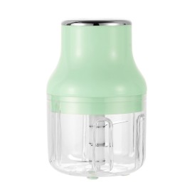 Portable Electric Garlic Chopper - Wireless Mini Food Processor for Vegetables - Household Kitchen Gadget with Powerful Blades