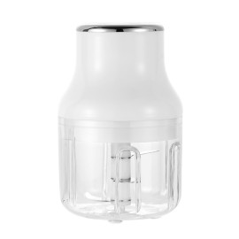 Portable Electric Garlic Chopper - Wireless Mini Food Processor for Vegetables - Household Kitchen Gadget with Powerful Blades