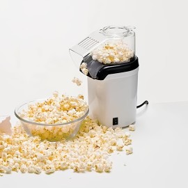 Popcorn Maker Machine Automatic Small Heating Corn Puffer Machine Grain Popping Machine Not Oils Required Can Make The Big Fluffy Fresh Popcorn PM-1200