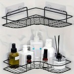 1pc Bathroom Storage Rack, Wall Mounted Bathroom Triangle Shelf, Shower Shelf For Inside Shower, Shampoo Soap Holder For Shower Wall, Bathroom Caddy Organizer, Shower Caddy Basket, Bathroom Accessories