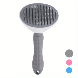 1pc Effortlessly Remove Pet Hair With Our Float Hair Removal Slicker Brush - Perfect For Dog And Cat Grooming