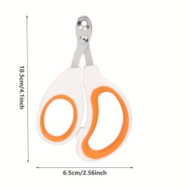 1pc Pet Nail Clippers, Round Hole Anti-bleeding Nail Scissors For Cat, Stainless Steel Pet Scissors Cat Nail Scissors