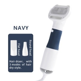 Quiet Pet Grooming Dryer With Comb Brush For Grooming Dogs, Cats, And Kittens - Fast Drying And Gentle On Fur