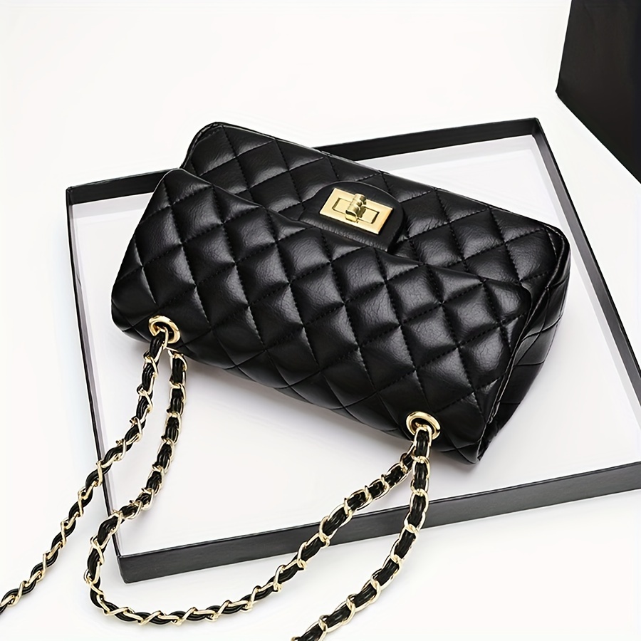 classic argyle quilted handbag luxury chain crossbody bag womens fashion shoulder bag details 1