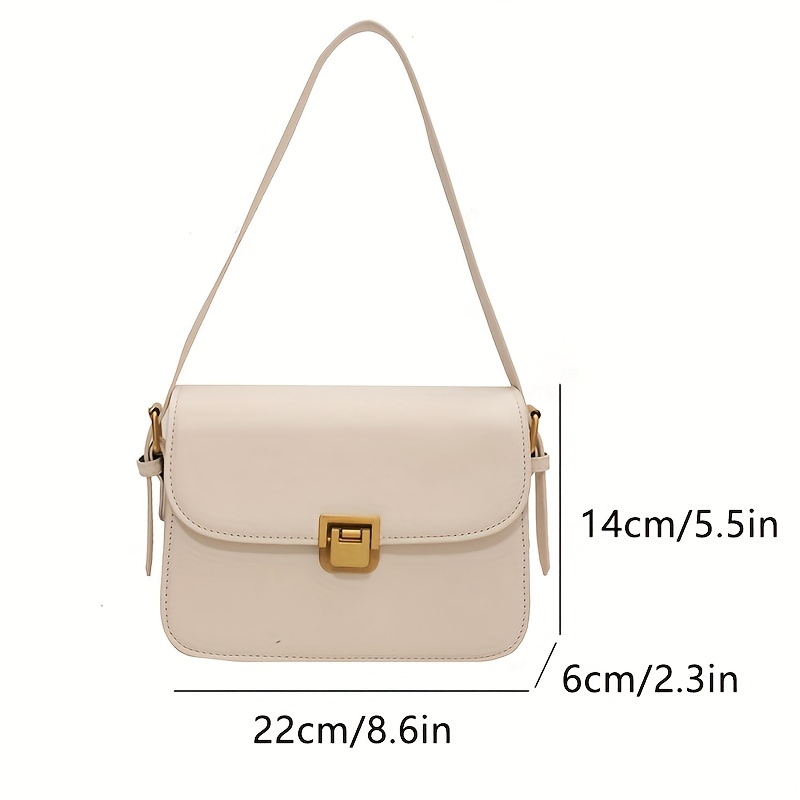 vintage flap crossbody bag retro pu shoulder bag womens fashion handbag purse for commute details 2