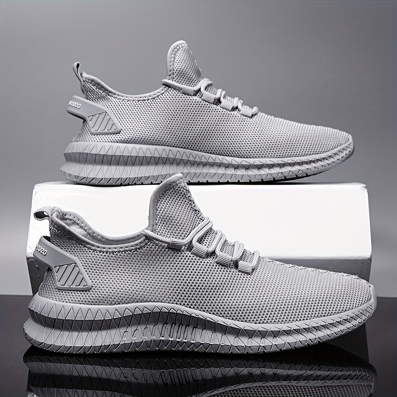 mens breathable mesh walking shoes casual outdoor lightweight athletic shoes for running jogging mens sneakers details 7