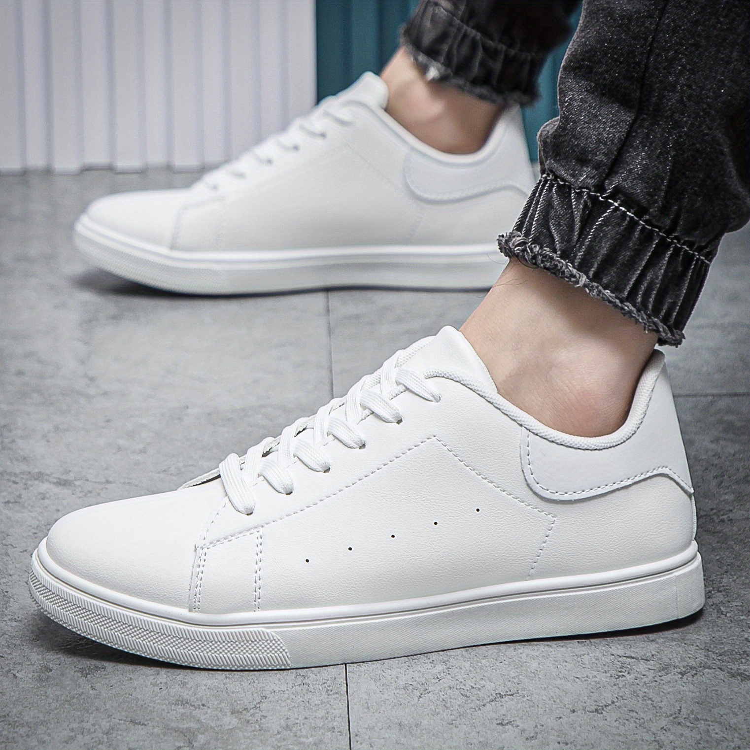 mens minimalist wear resistant non slip sneaker for youth spring and summer details 11