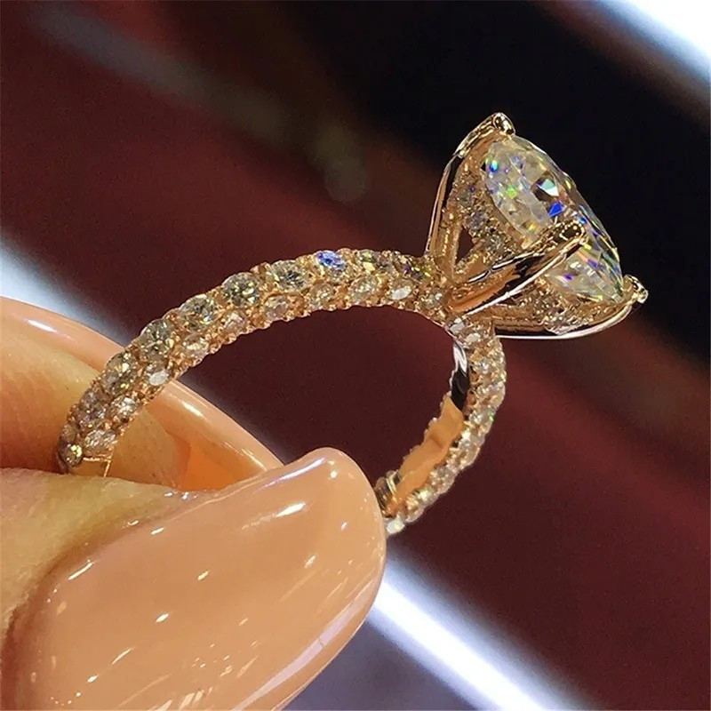 elegant ring inlaid waterish zirconia symbol of beauty and elegance match daily outfits party accessory perfect gift for female details 0