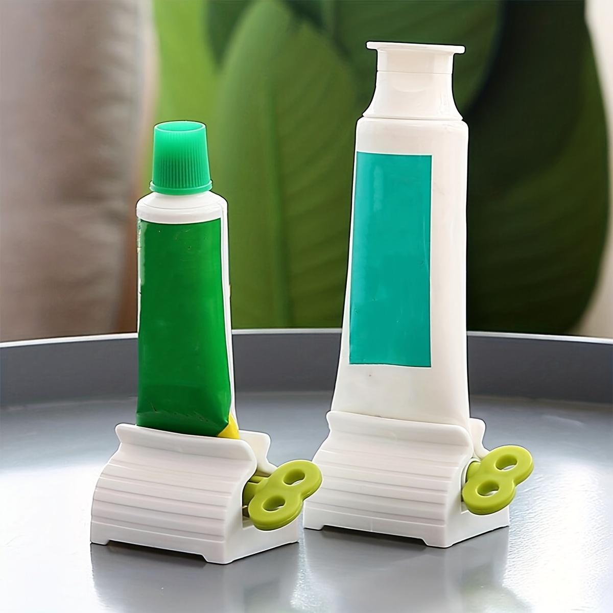 toothpaste dispenser, 1pc multi color manual toothpaste squeezer toothpaste dispenser lazy press creative manual toothpaste clip toothpaste storage rack fixing clip details 0