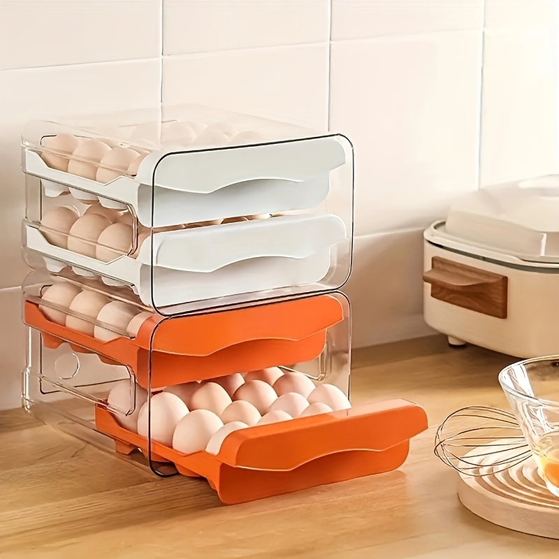 1pc refrigerator storage box fresh keeping box kitchen vegetable and fruit special finishing freezer egg dumpling box details 1