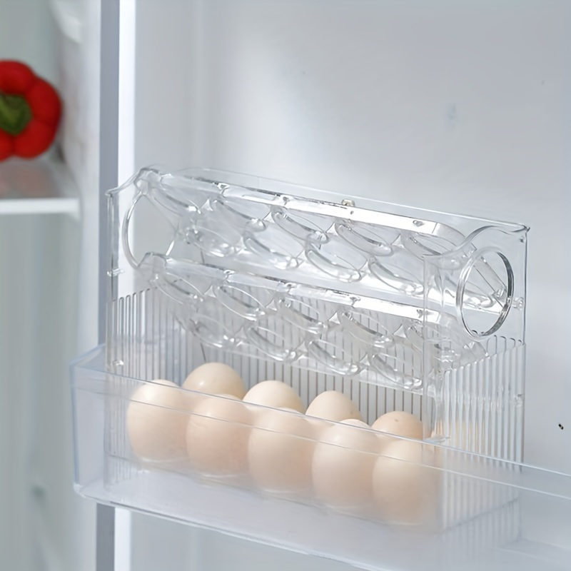 1pc plastic egg holder for refrigerator egg storage container for refrigerator egg organizer for refrigerator door large capacity egg storage box details 9