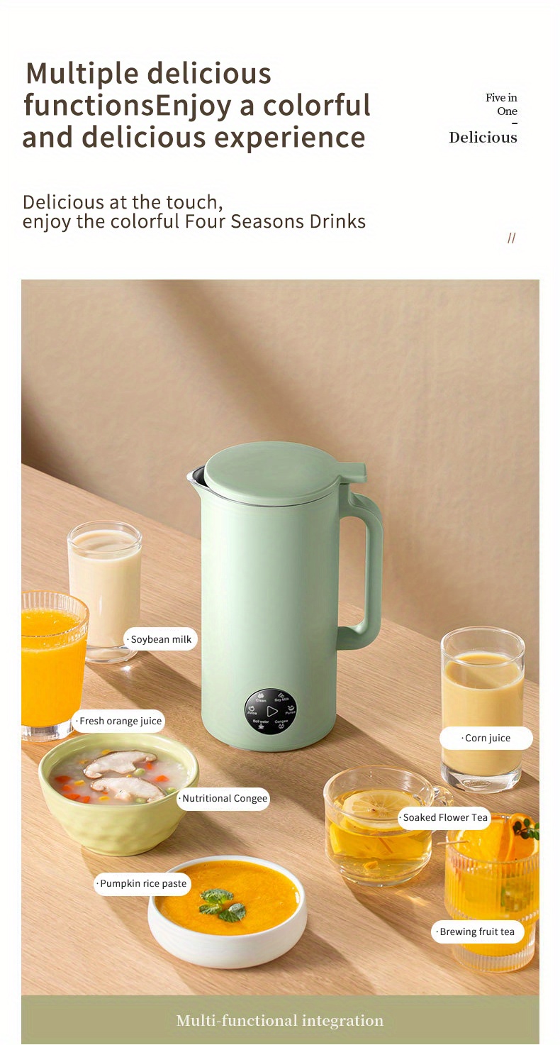 safety switch, 350ml soybean milk maker portable fully automatic touch control safety switch juicer blender details 2