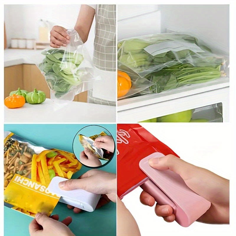 portable mini heat sealer for food bags thermal plastic bag closure for freshness easy to use packing kitchen accessory details 4