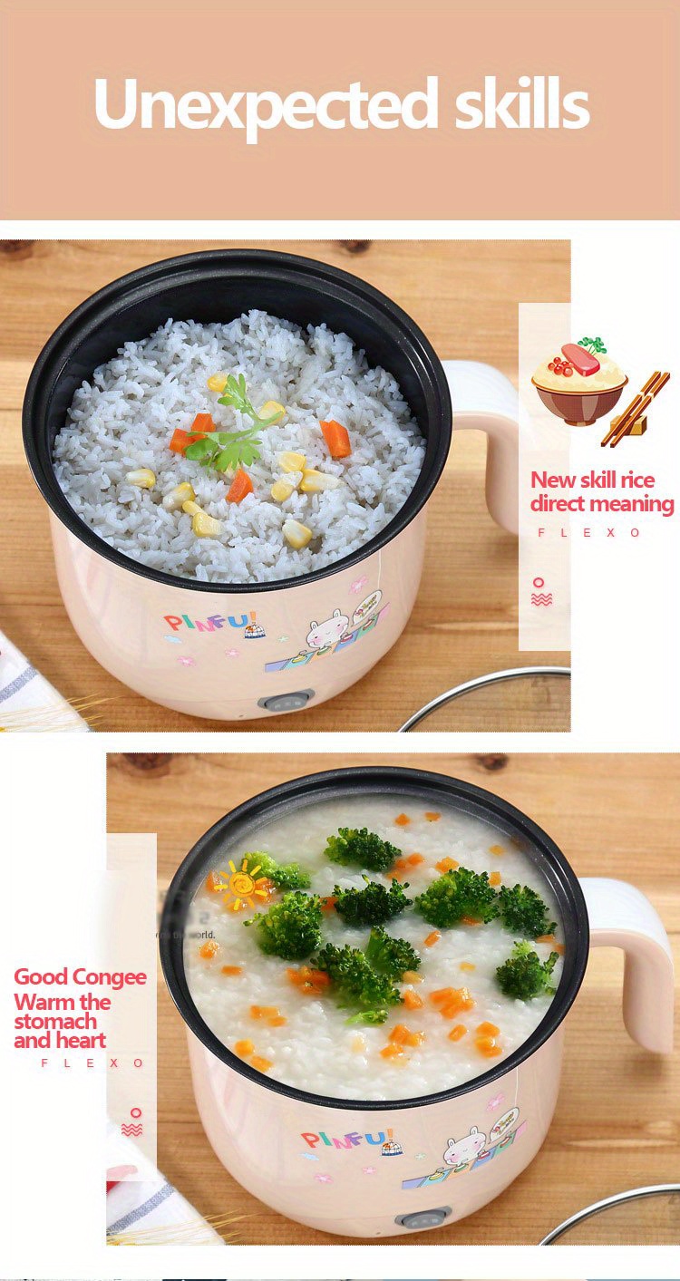 multi functional 1 8l hot pot for dorms and small spaces perfect for cooking porridge noodles and more with adjustable heat settings details 14