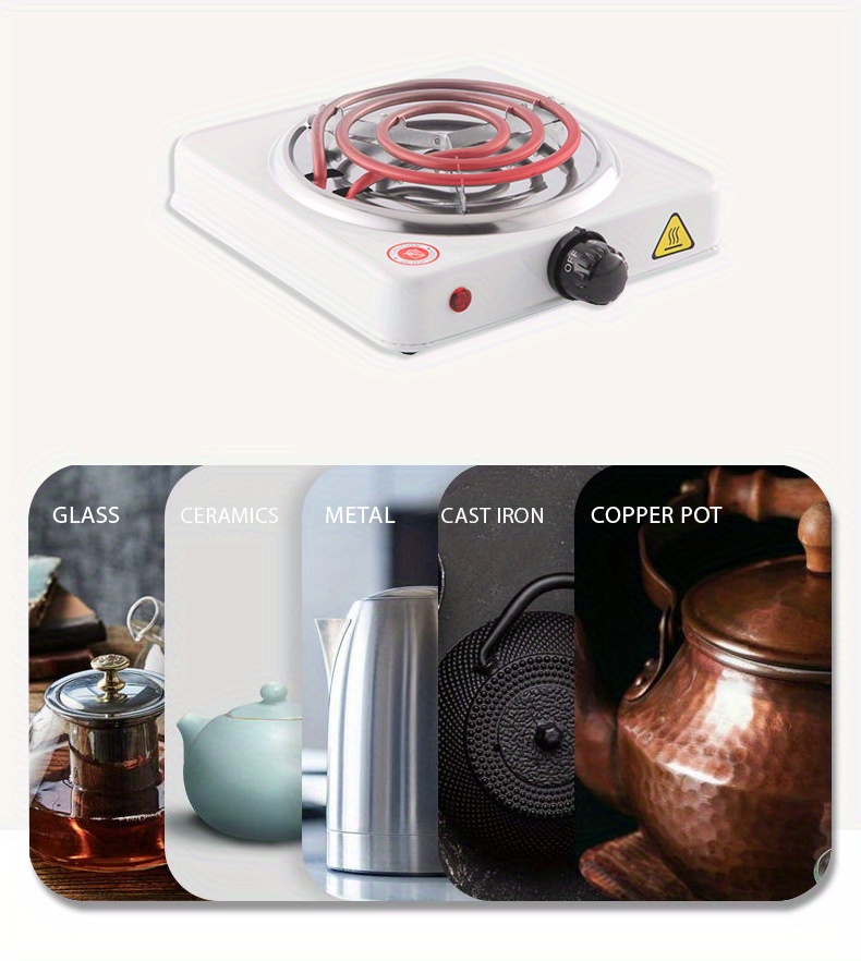 multi functional electric stove for mosquito coil cooking boiling and coffee adjustable temperature portable and household use details 6