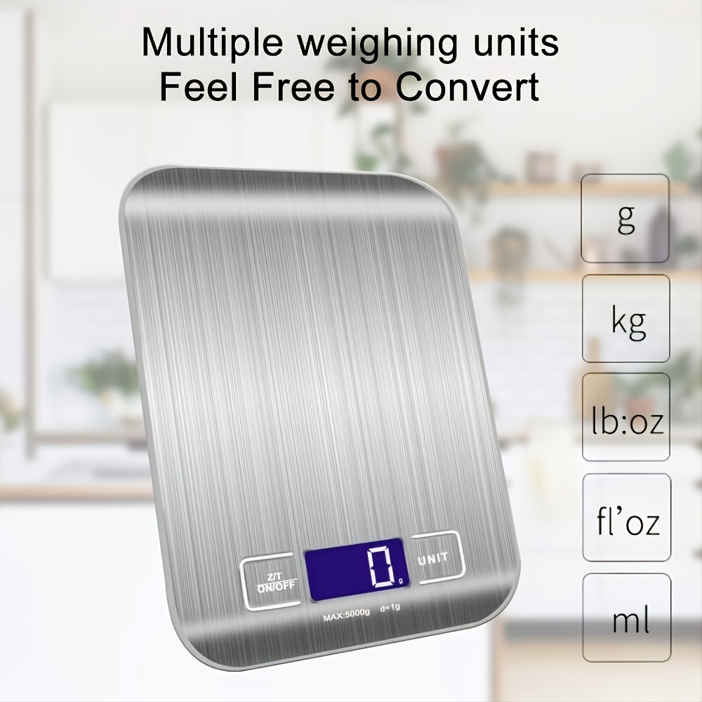 kitchen scale kitchen digital food scale electronic food scale stainless steel baking scale mini small 2897 details 2