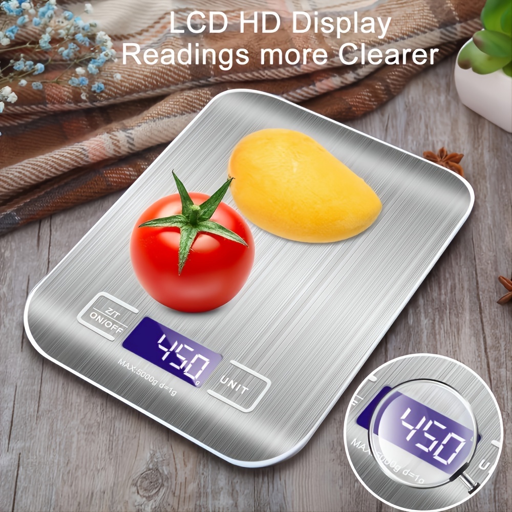 kitchen scale kitchen digital food scale electronic food scale stainless steel baking scale mini small 2897 details 4