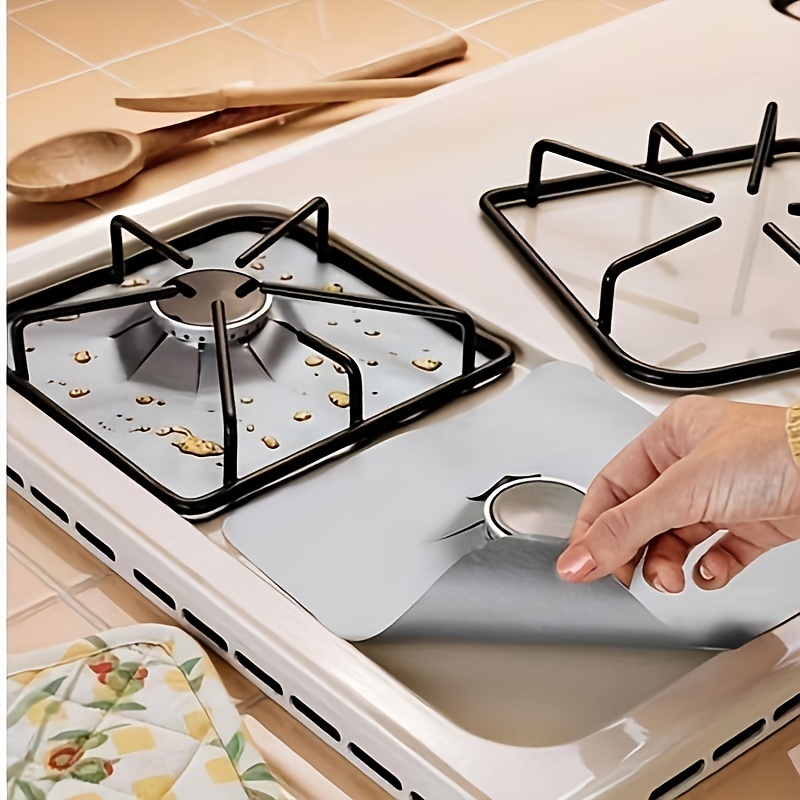 4 1pc teflon gas stove mat high temperature resistant oil proof anti fouling easy to clean details 4