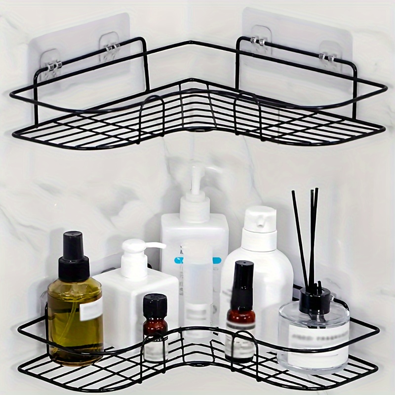 1pc bathroom storage rack wall mounted bathroom triangle shelf shower shelf for inside shower shampoo soap holder for shower wall bathroom caddy organizer shower caddy basket bathroom accessories details 1