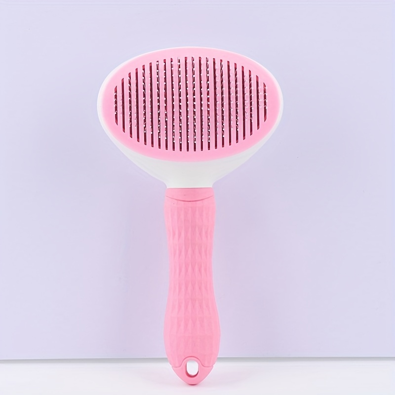 pet hair removal comb undercoat hair removal slicker brush for dog and cat grooming tool details 5