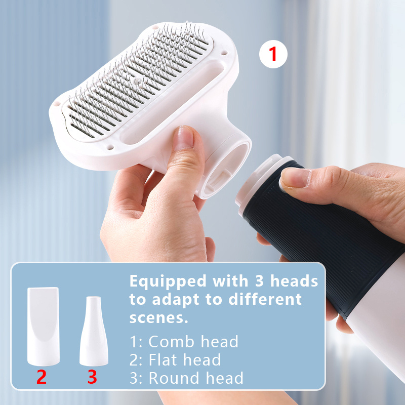 quiet pet grooming dryer with comb brush for grooming dogs cats and kittens fast drying and gentle on fur details 8