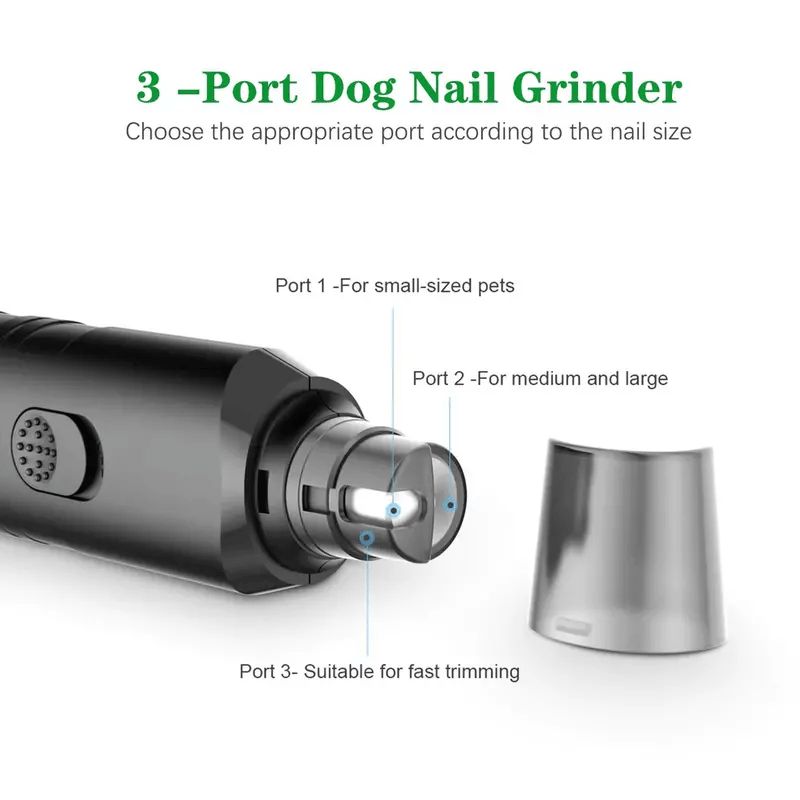 ease: pet nail grinder, groom your pet paws with ease pet nail grinder for dogs cats supplies details 5